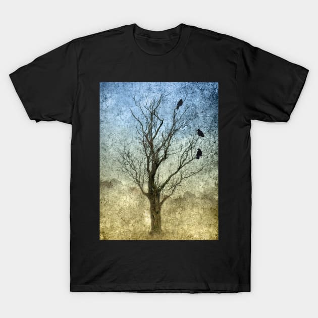 Three Crows T-Shirt by declancarr